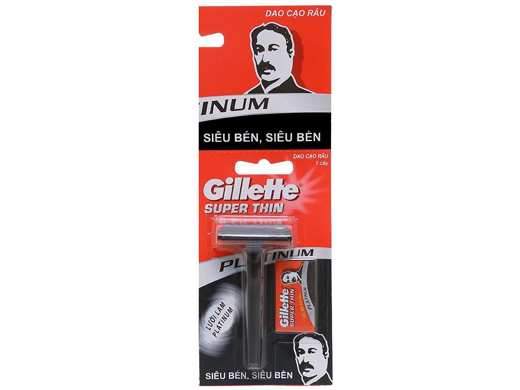 Gillette Razor and Blade Super Click Sheet 6 x 144