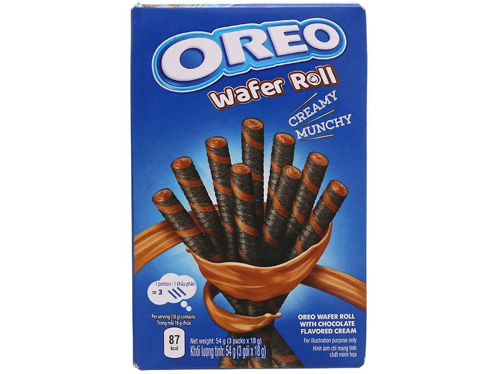 Oreo Chocolate Wafer Rolls 54g