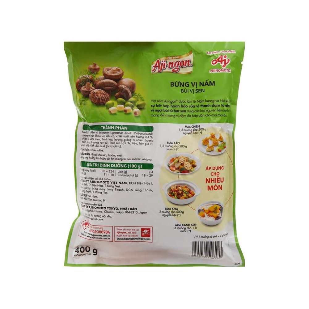 Aji Ngon Seasoning Culinary Mushroom Bag 400g