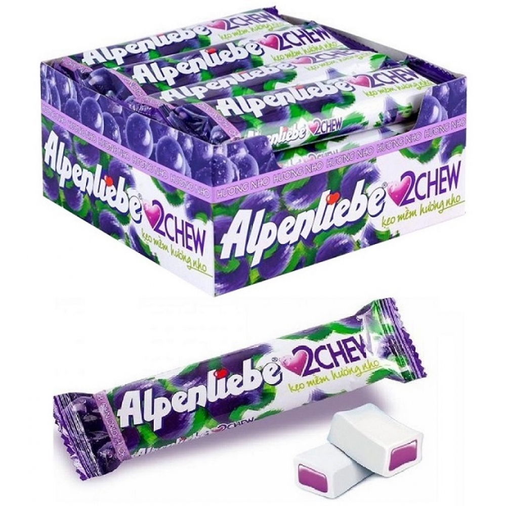 Alpenliebe soft candy Box 512g Grape flavor