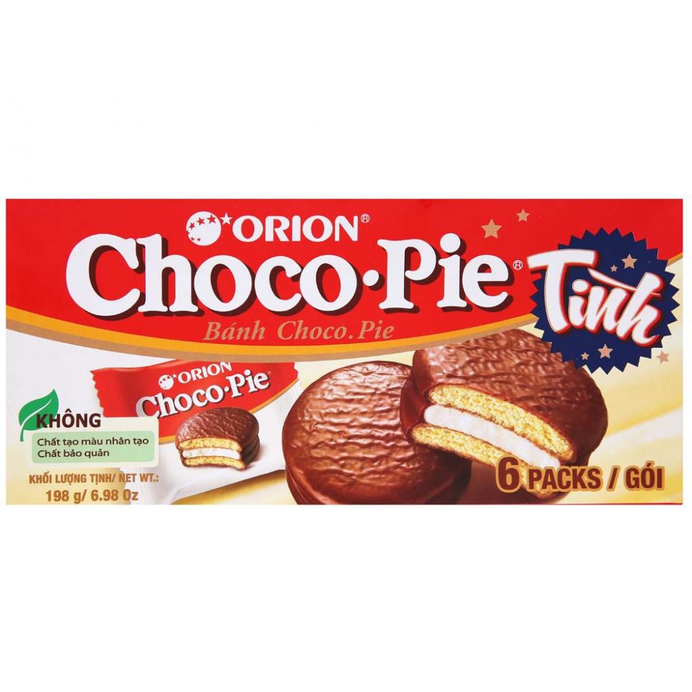 Choco Pie Chocolate Love Soft Cake Box 198g
