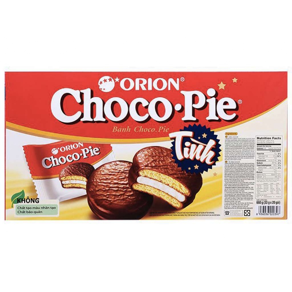 Choco Pie Chocolate Love Soft Cake Box 660g