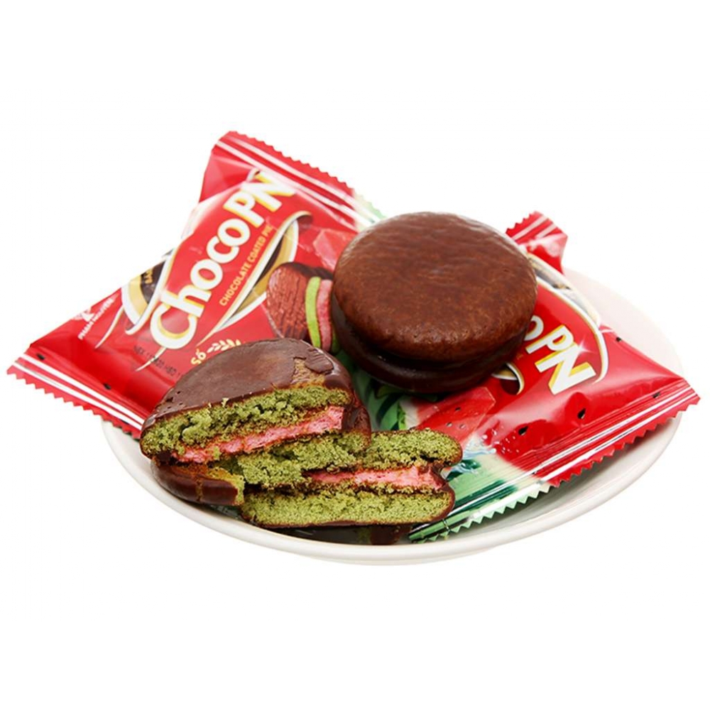 Choco PN Chocolate Coated Pie with Watermelon Ice bag 216g