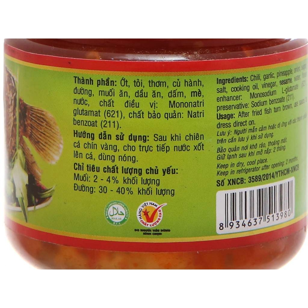 Cholimex Sauce for Fried Fish pet 280g