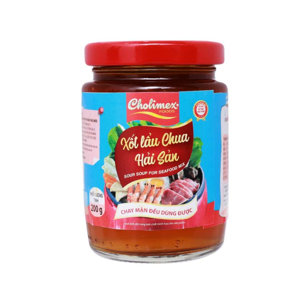 Cholimex Sour Soup For Seafood Mix jar 200g