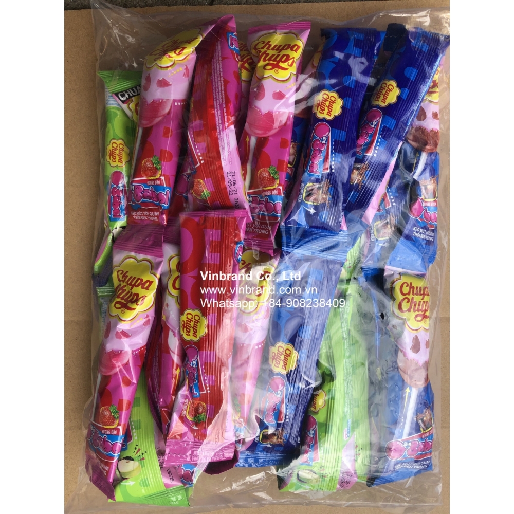 Chupa Chups Big Babol Gum lollipops 450g