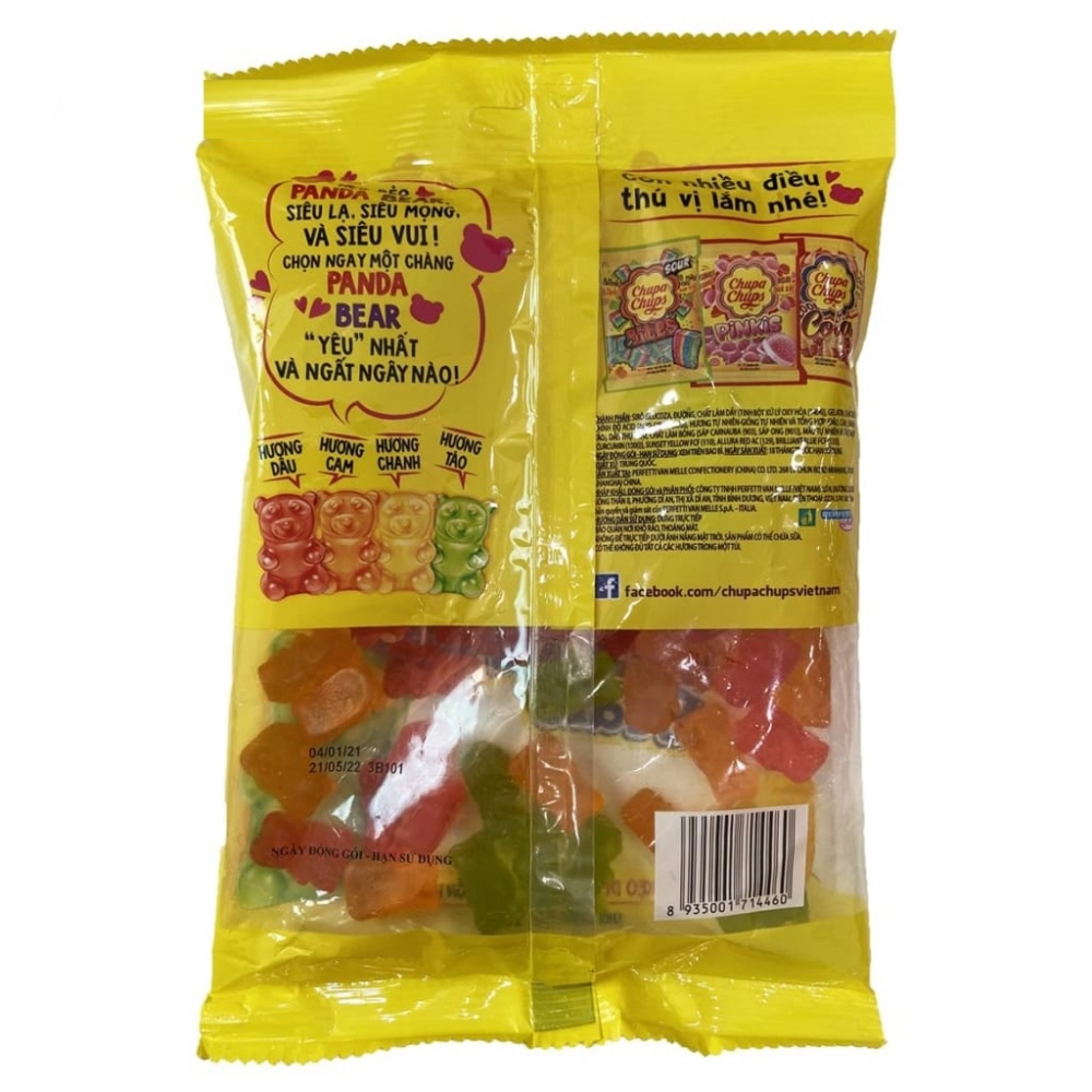 Chupa Chups jelly Panda Bear 160g x 30