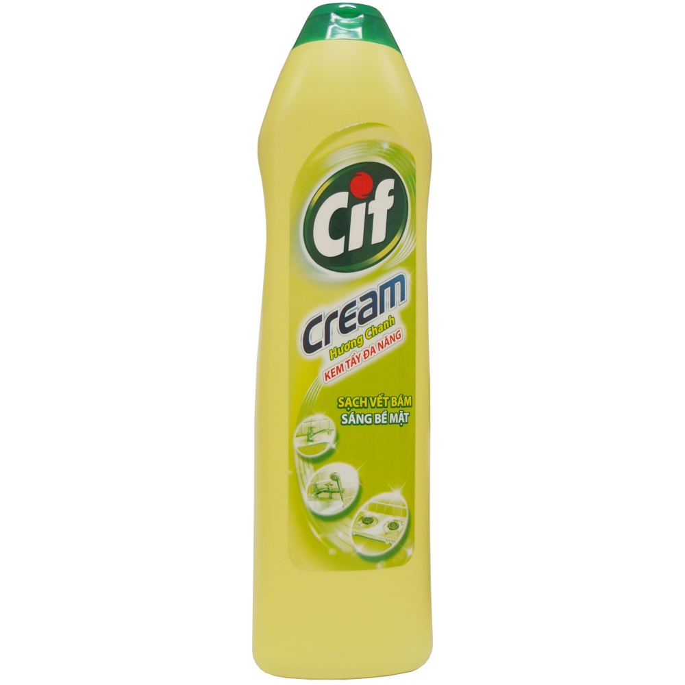 Cif Cream Lemon 500 ml (Pack of 4)