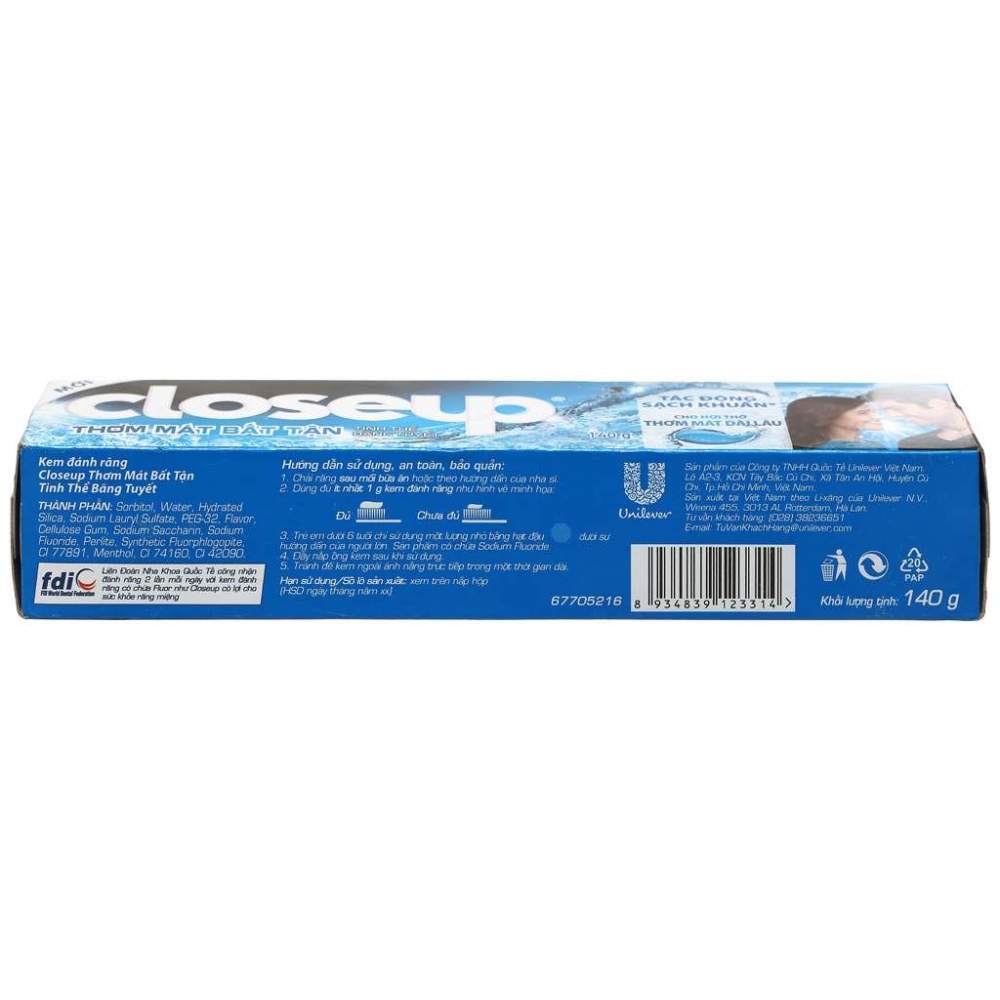 Close Up Toothpaste Everest Winter Blast 140g