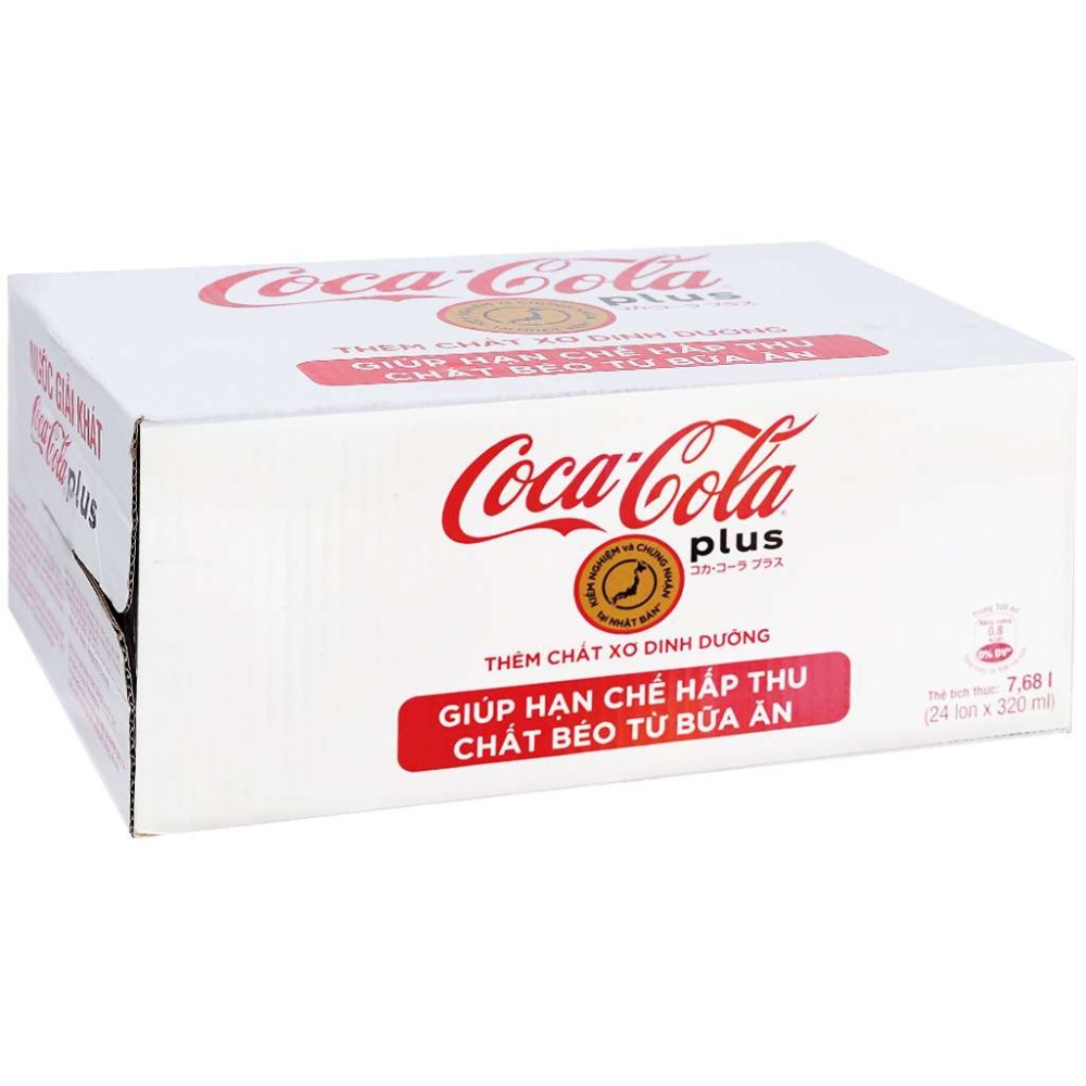 Coca Cola Plus soft drink can 320ml