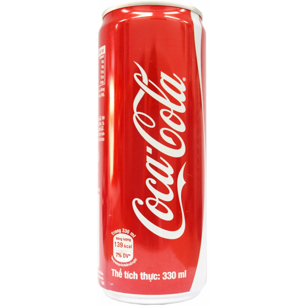 Coca Cola soft drink can 320ml