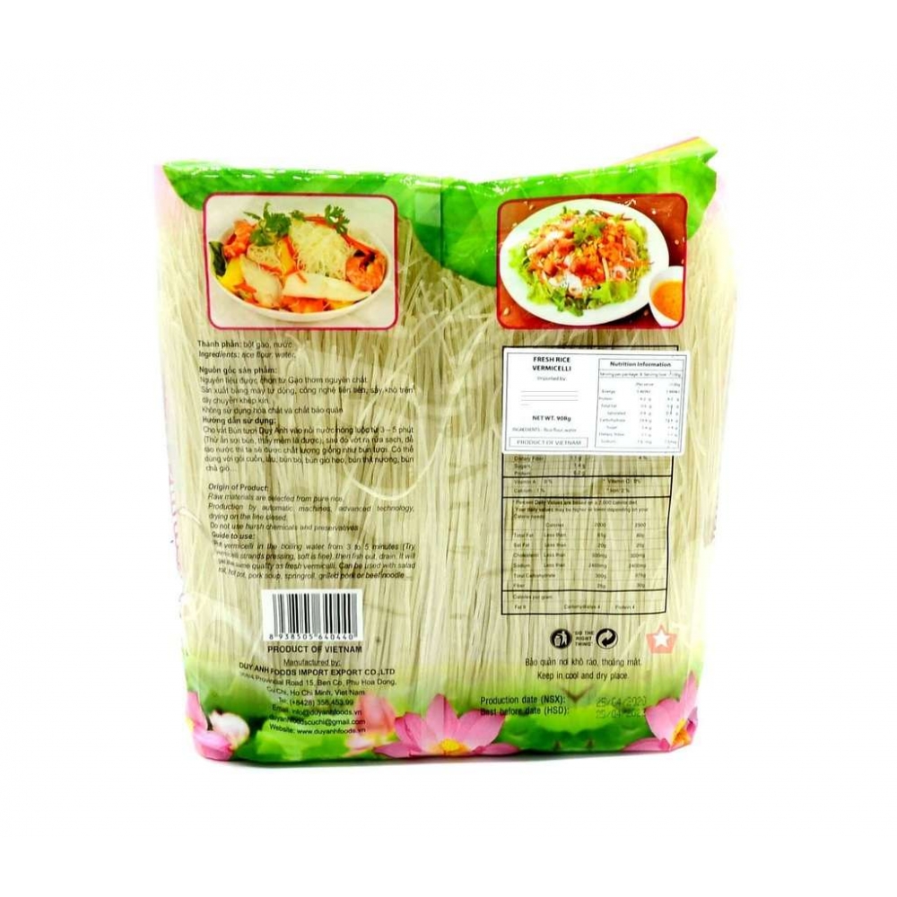 Duy Anh Fresh Rice Vermicelli 908g