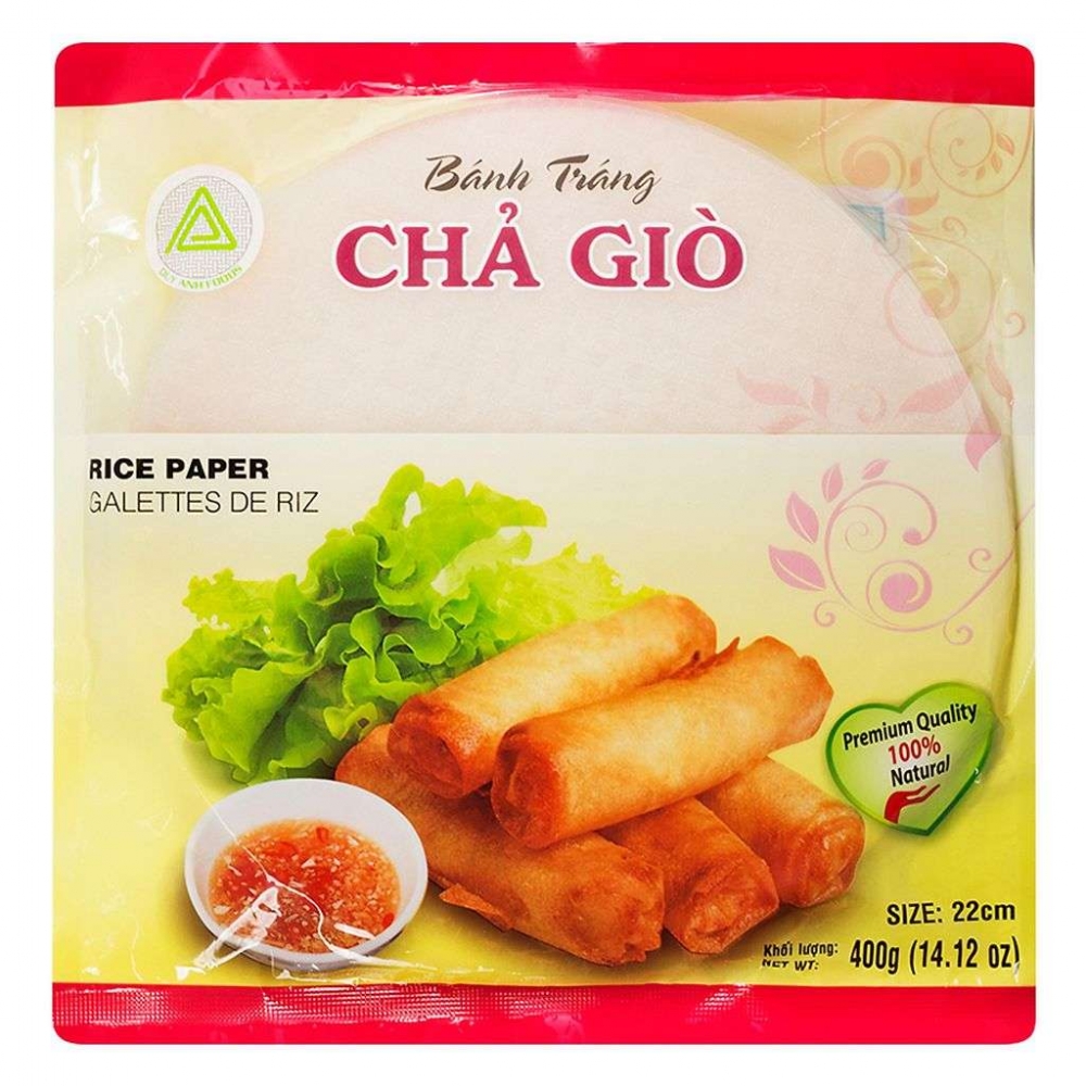 Duy Anh Springroll Rice Paper 22cm 400g