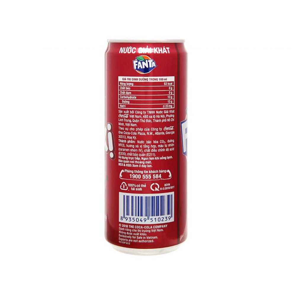 Fanta Sarsi Soft Drink can 320ml