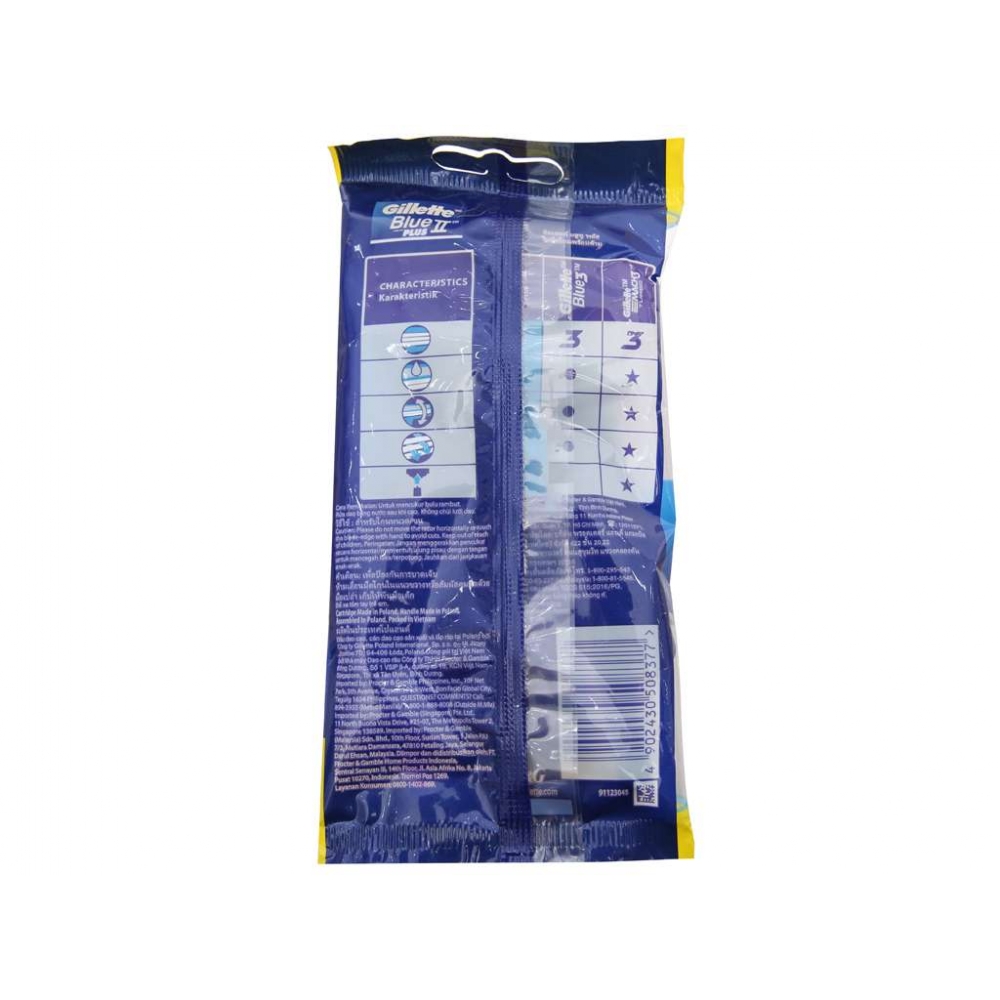 Gillette Blue II Plus Razor Pack 5+1
