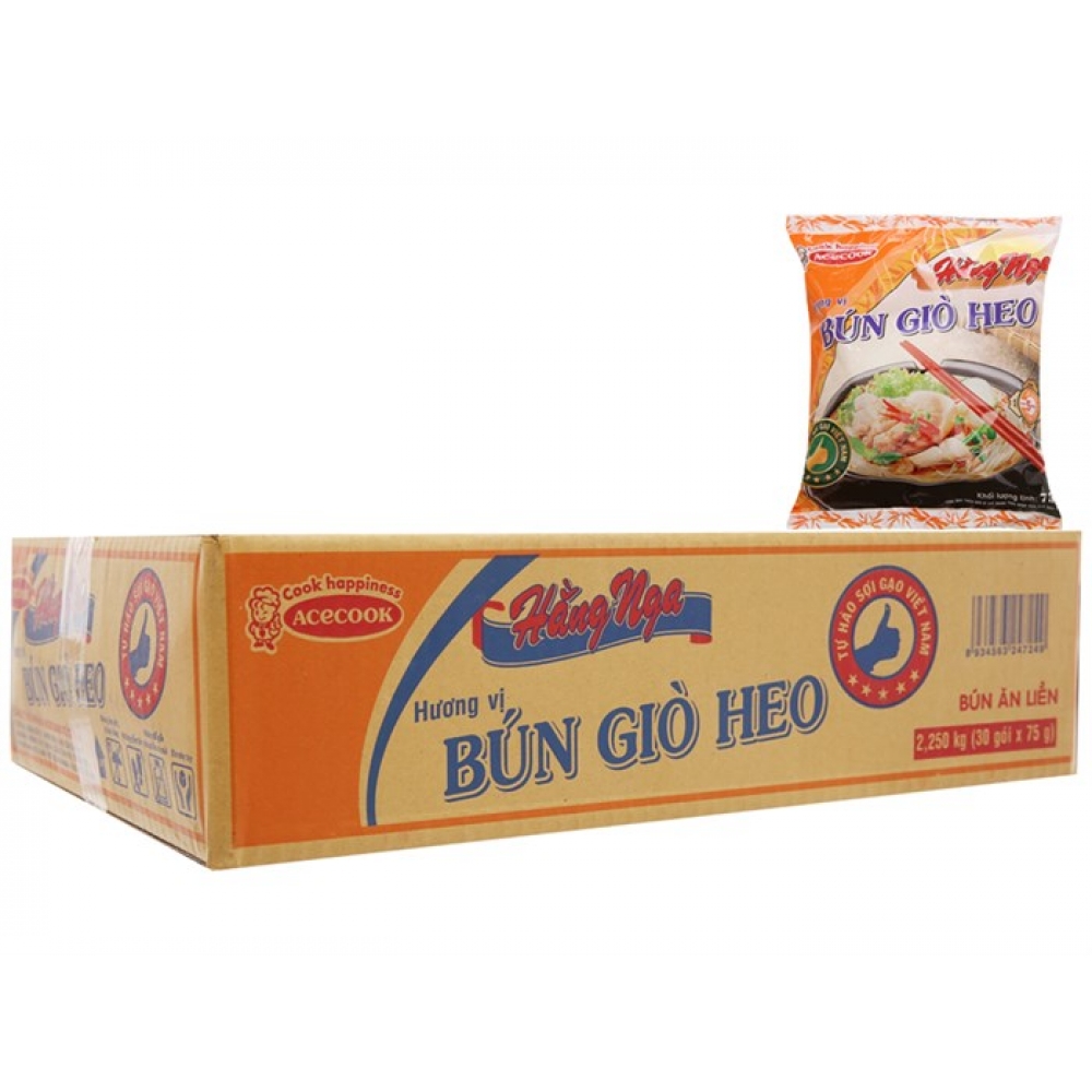 Hang Nga Instant Rice Vermicelii 75g x 30