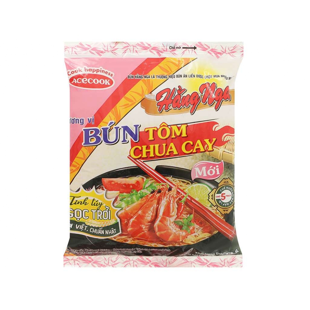 Hang Nga Shrimp Sour & Chili Vermicilli Bag 73g x 30