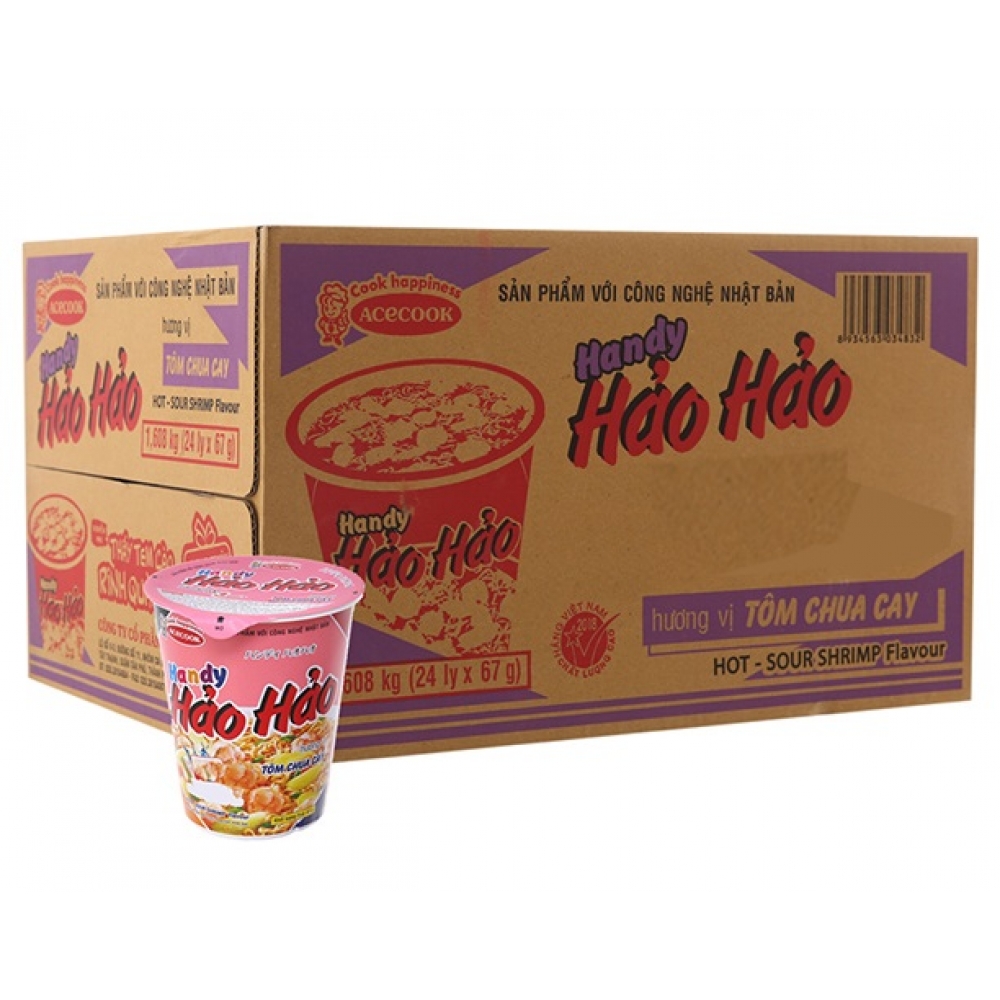 Hao Hao Shrimp Hot & Sour cup 67g
