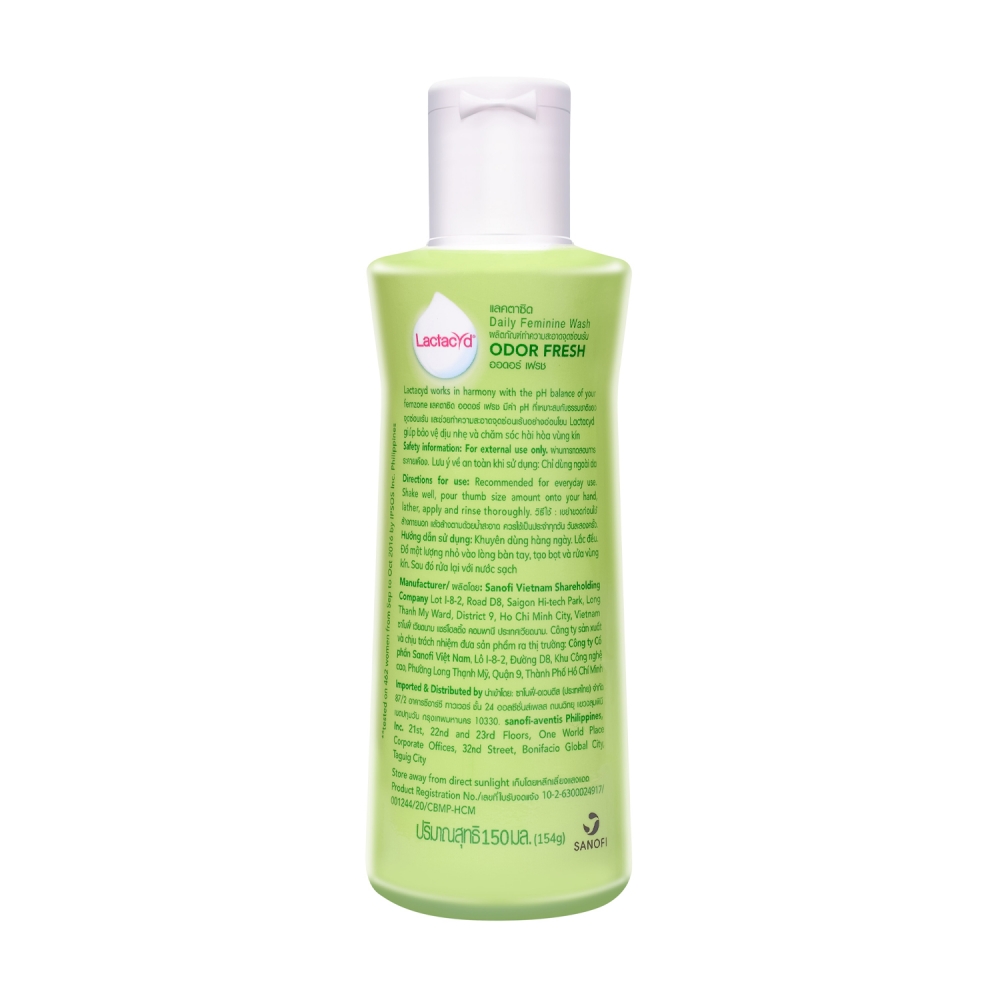 Lactacyd Feminine Care Odor Fresh 150ml x 24