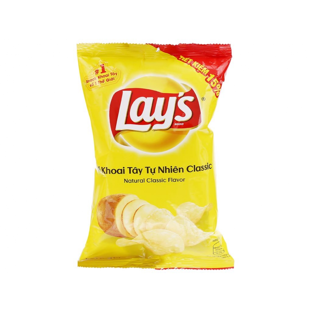 Lay's potato chips natural classic flavor 56g x 80