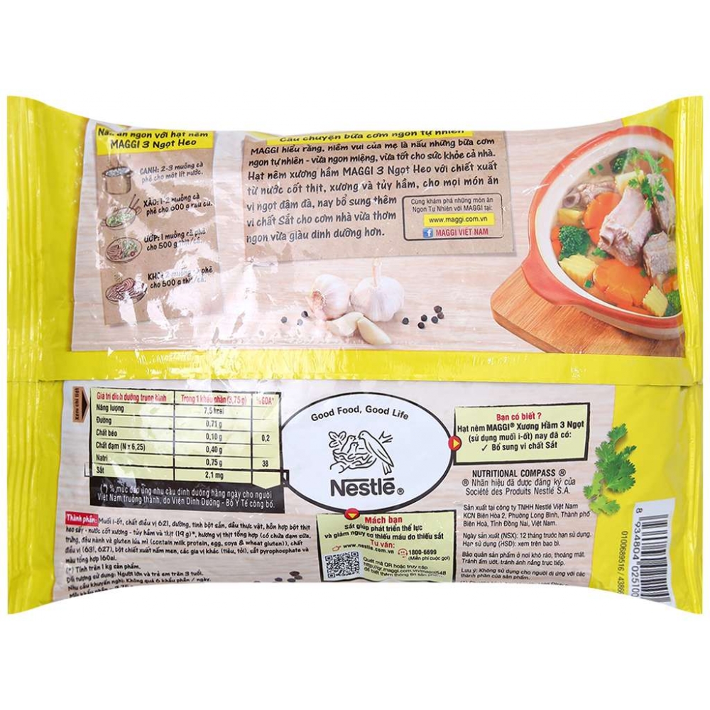 Maggi Seasoning Granule 900g (Pork)