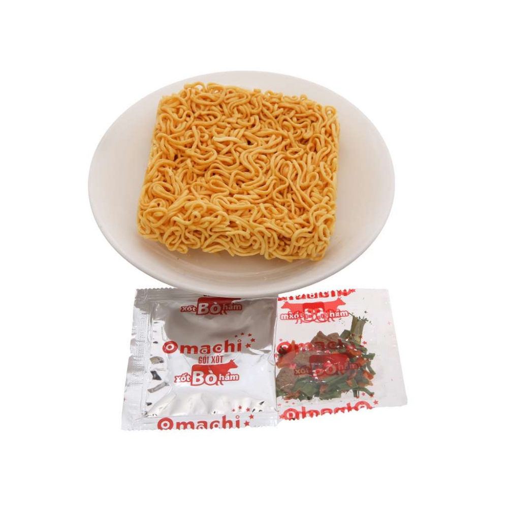 Omachi Stewed Beef Sauce instant noodles 80g x 30