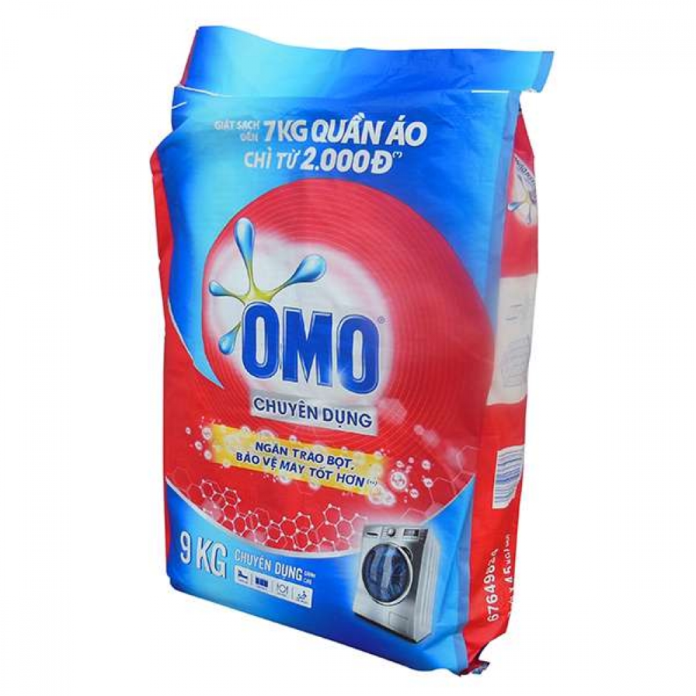 OMO detergent powder bag 9kg (4.5kg x 2) for washing machine
