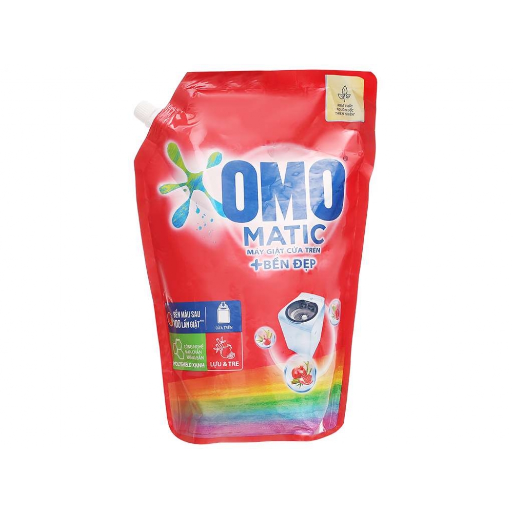 Omo matic washing liquid bag for top load washing machine 1.9l