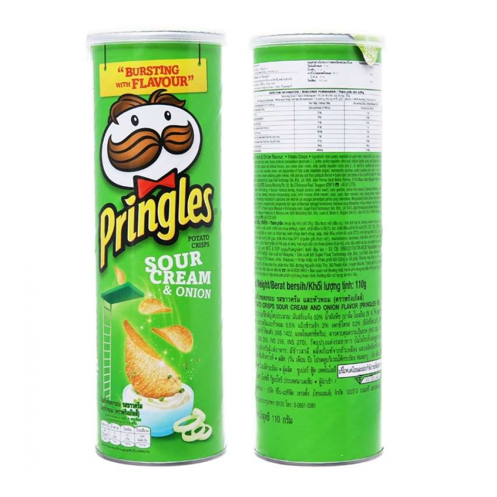 Pringles Potato Chips Tube 107g all variants