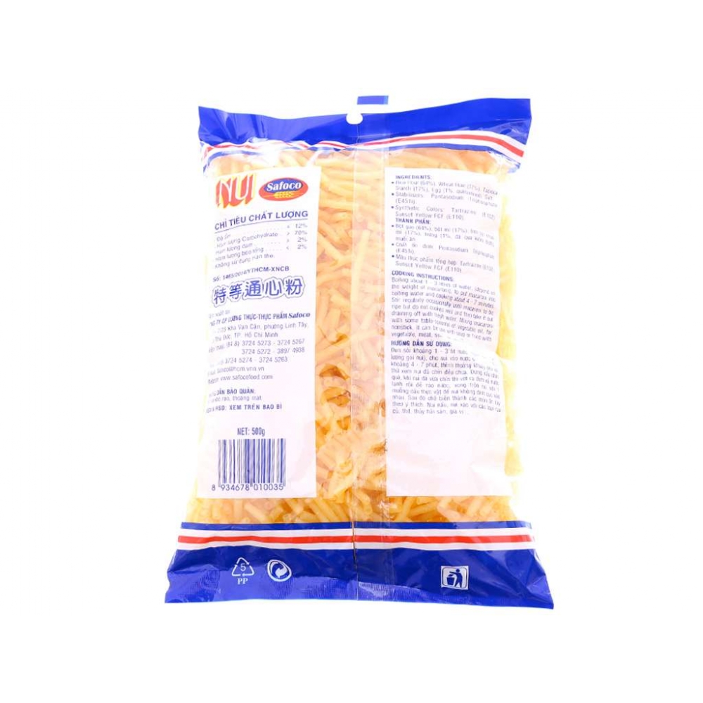 Safoco Macaronin Small Tube Bag 500g
