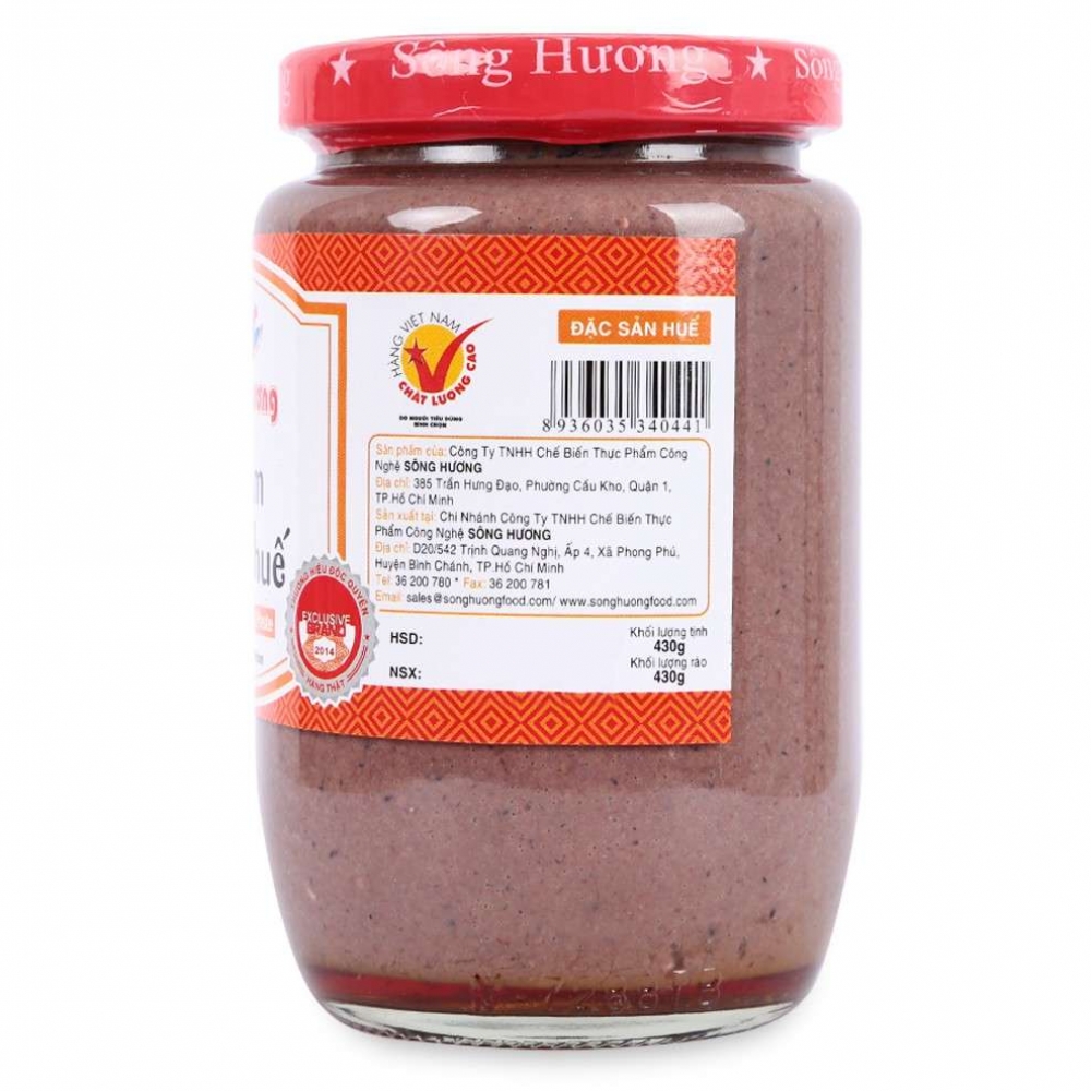 Song Huong Mam Ruoc Hue fine salted shimp 430g