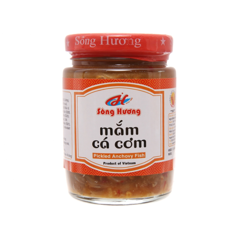 Song Huong Pickled Anchovy Fish jar 400g x 24
