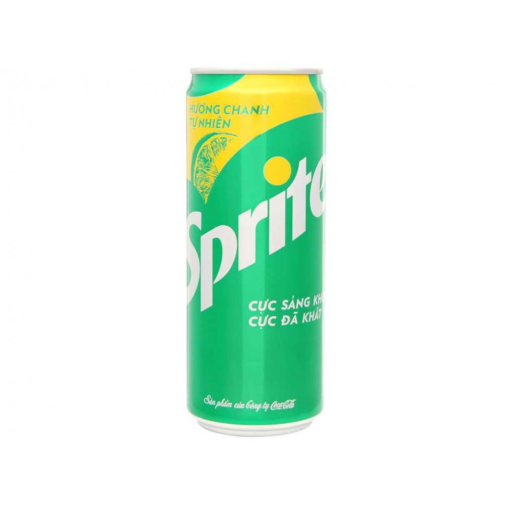 Sprite soft drink can 320ml
