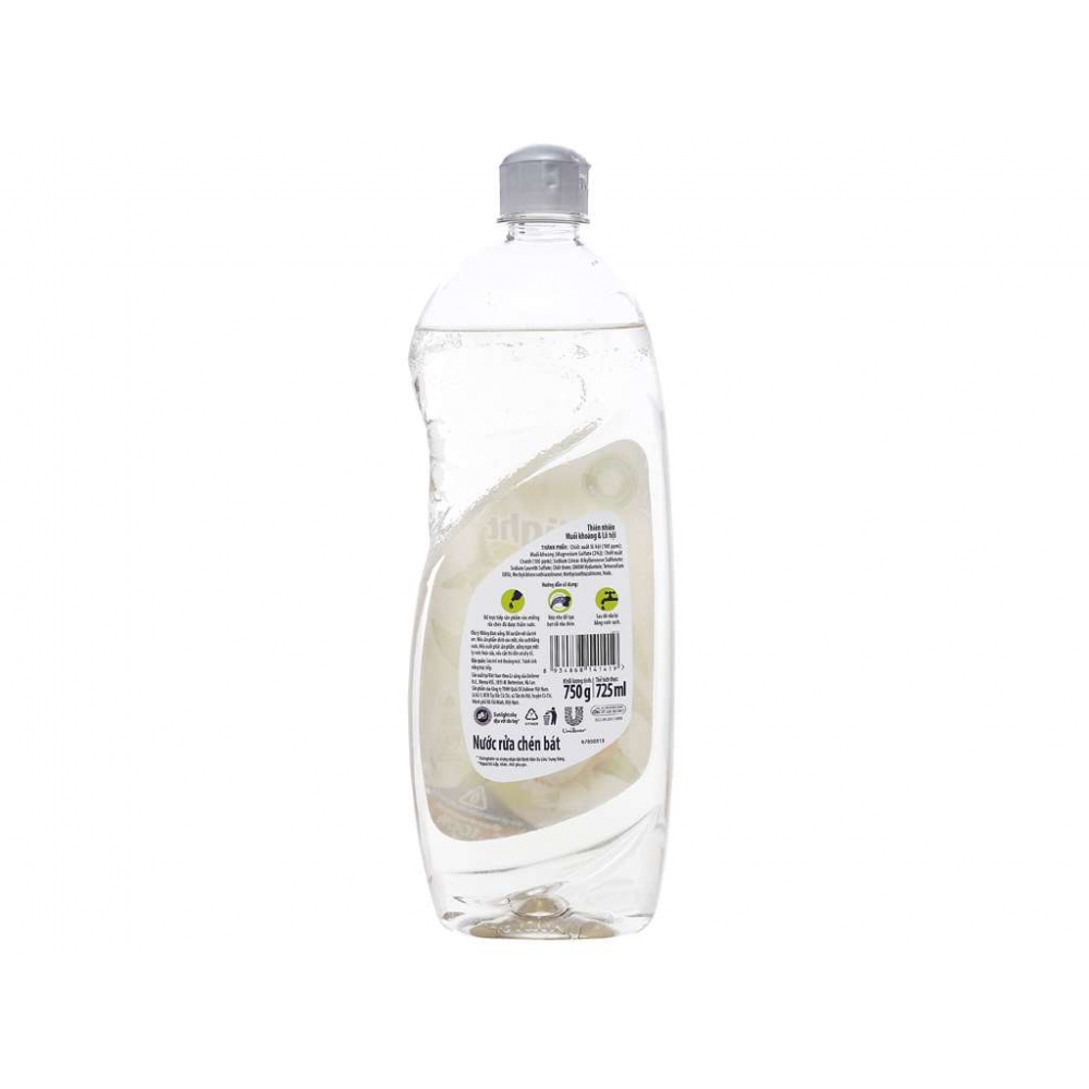 Sunlight Extra Natural Dishwashing Bottle 750g