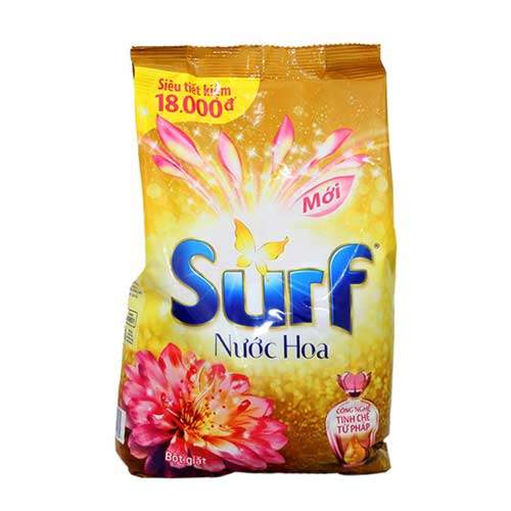 Surf Downy Detergent Powder Bag 4.5kg Spring, Lemon, Perfume