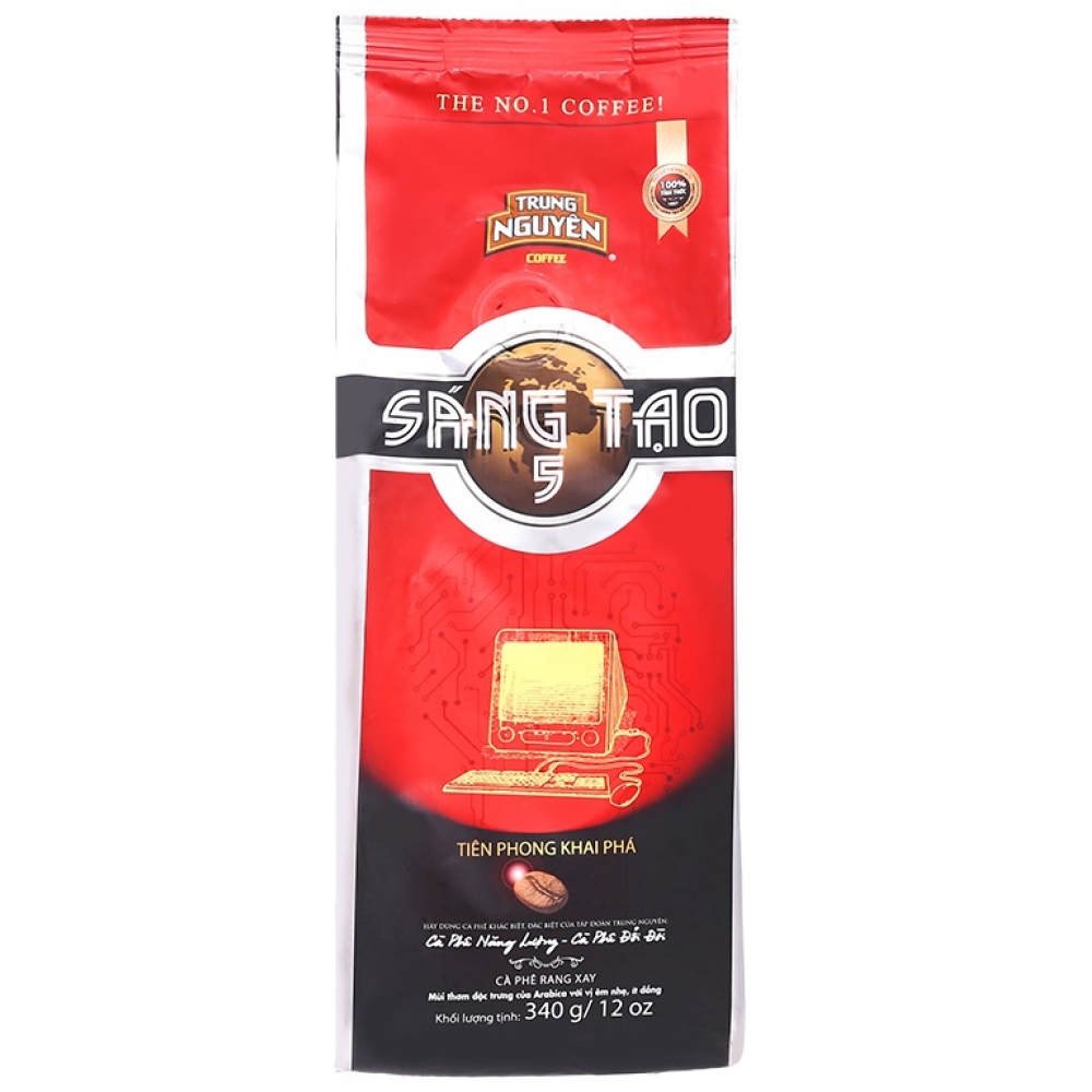 Trung Nguyen Ground Coffee Bag 340g Creative 1, 2, 3, 4, 5