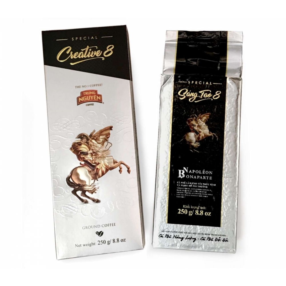 Trung Nguyen Creative 8 Ground Coffee Box 250g