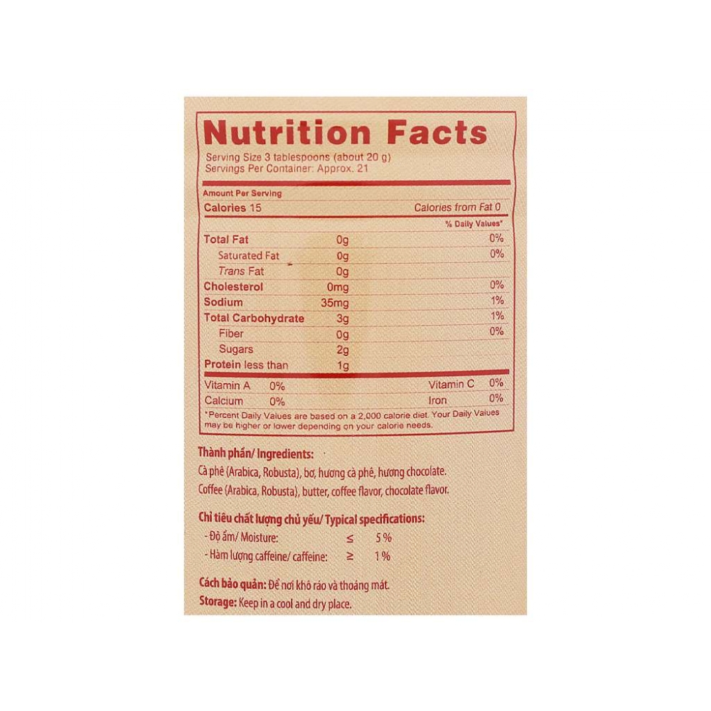 Trung Nguyen Gourmet Blend coffee can 425g