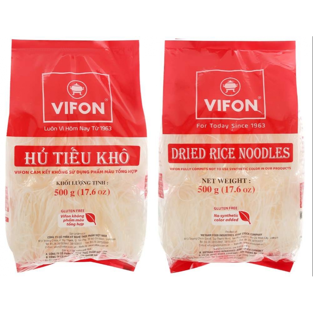 Vifon dried rice noodles 500g x 12