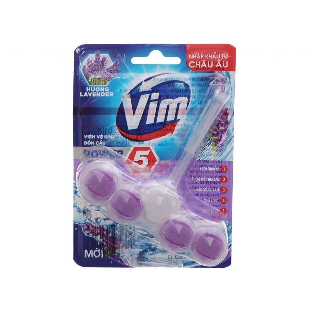 Vim Toilet Block Sheet Power 55g Lavender & Antibacterial