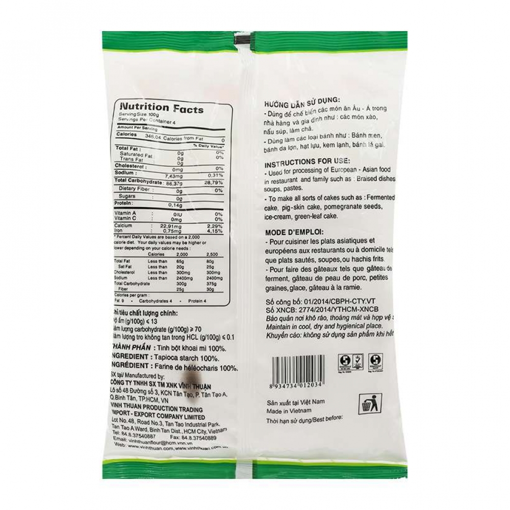 Vinh Thuan Rice Starch 400g