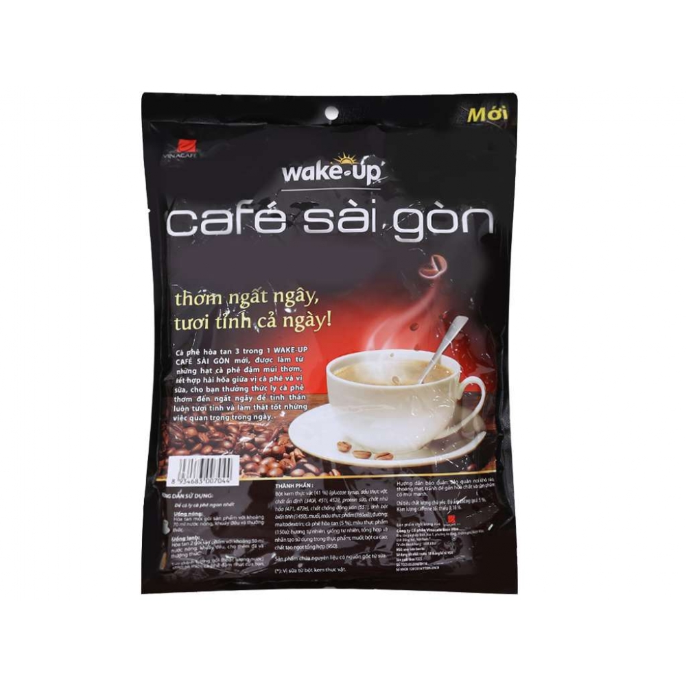 Wake Up Sai Gon Instant Coffee 3 in 1 bag 450g