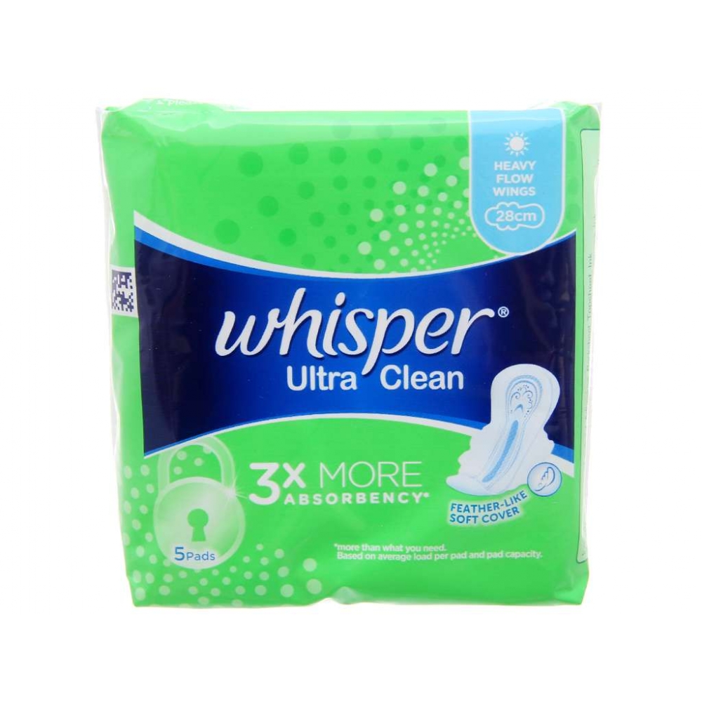 Whisper outlet ultra clean