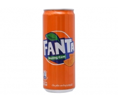Fanta orange soft drink can 320ml 