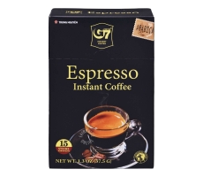G7 Espresso Instant Coffee box 37.5g