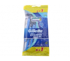 Gillette Blue II Plus Razor Pack 5+1