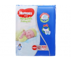 Huggies Diapers New Born 1 Bag 100pcs less 5kg