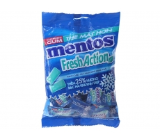 Mentos Chewing Gum Bag 112g Peppermint Fresh Action