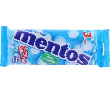 Mentos Mint chewy candy pack 3 bag 113.4g (3 rolls/bag)