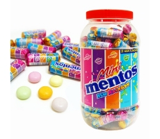 Mini mentos rainbow chewy candy 1000g